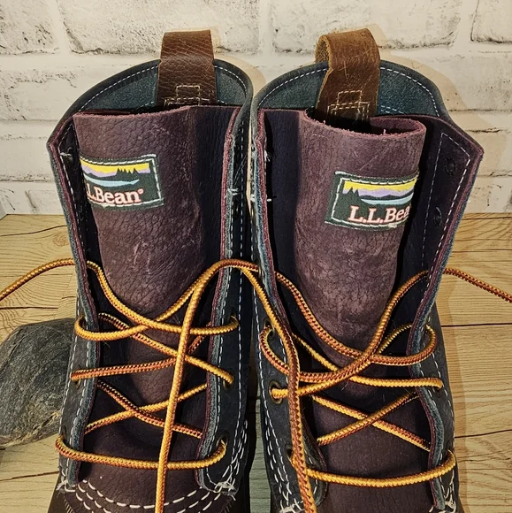 Womens Colorblock Bean Boot Limited Edition 8" - Picture 6 of 9